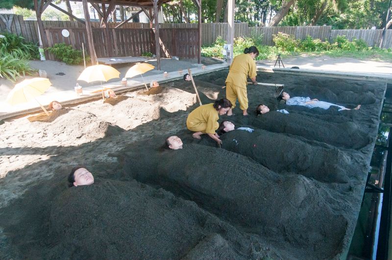 Beppu Beach Sand Bath