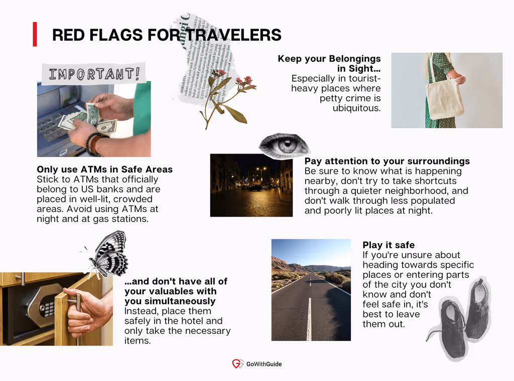 Red Flags &amp; Safety Tips In The USA For Travelers