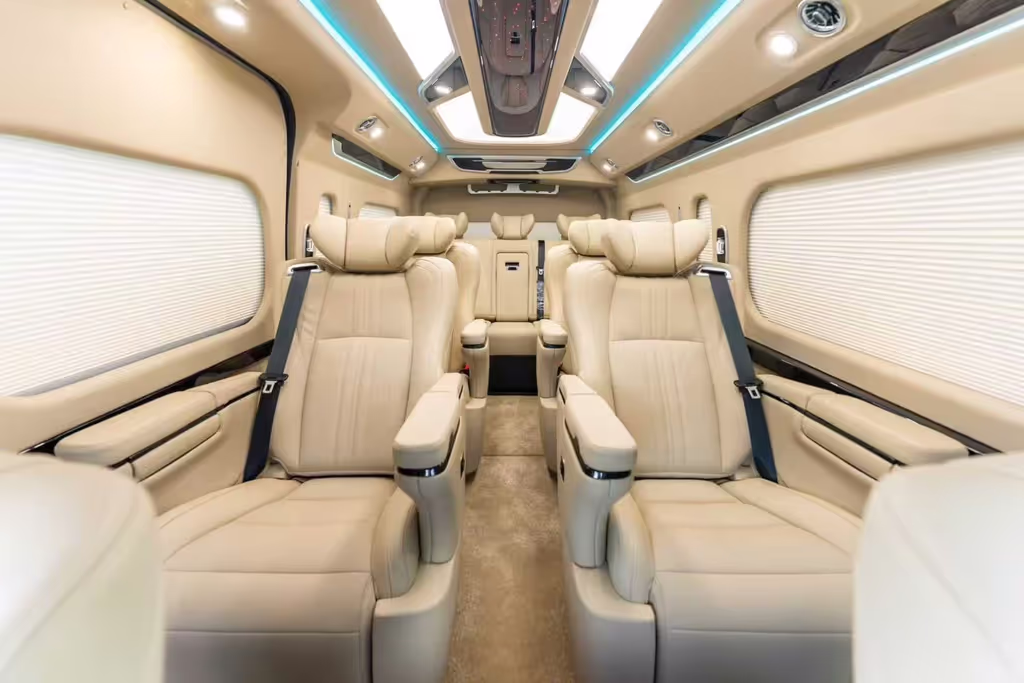 Beijing Private Tour - 17 seats van inside