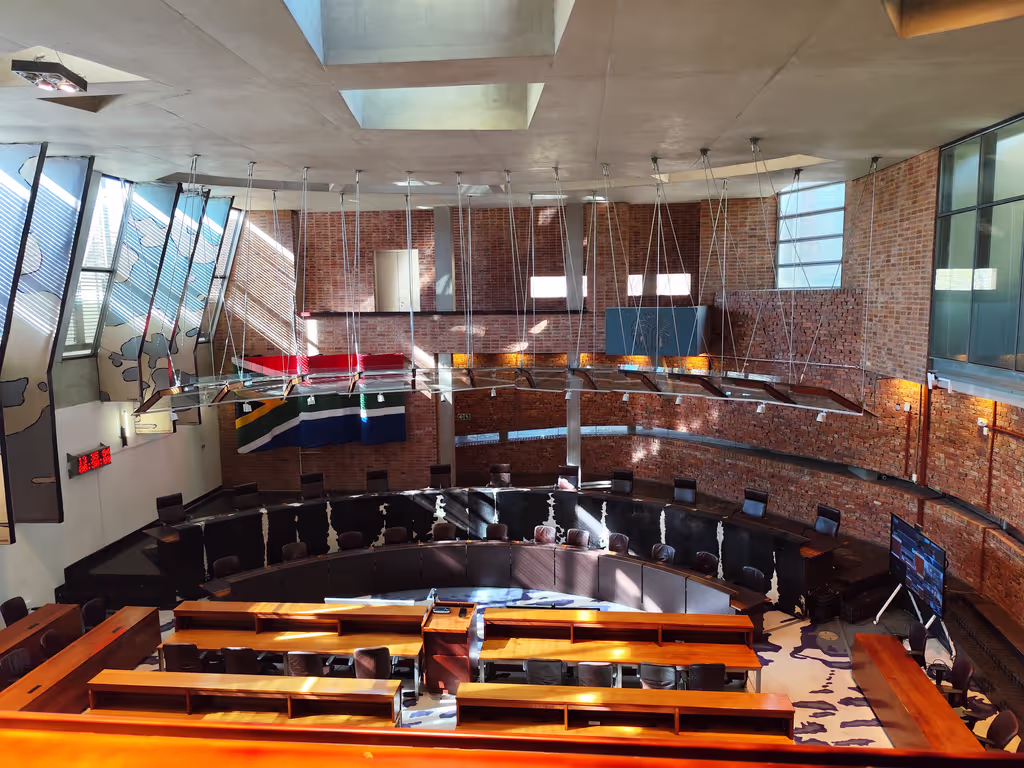 Gauteng Private Tour - The Constitutional Court's courtroom