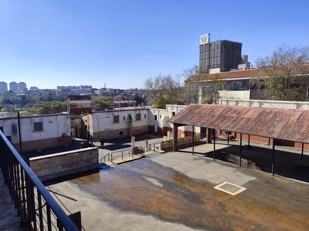 Gauteng Private Tour - View point from Number 5 cell