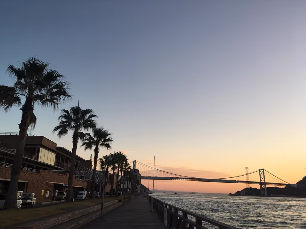 Yamaguchi Private Tour - Kanmon Strait in the morning