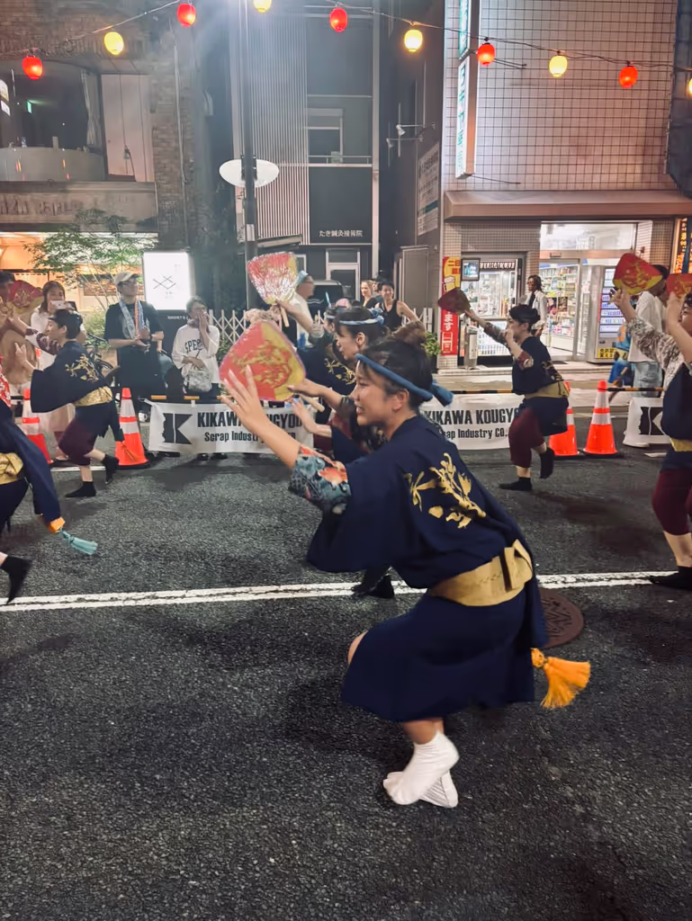 Tokushima Private Tour - This is me at Awaodori festival