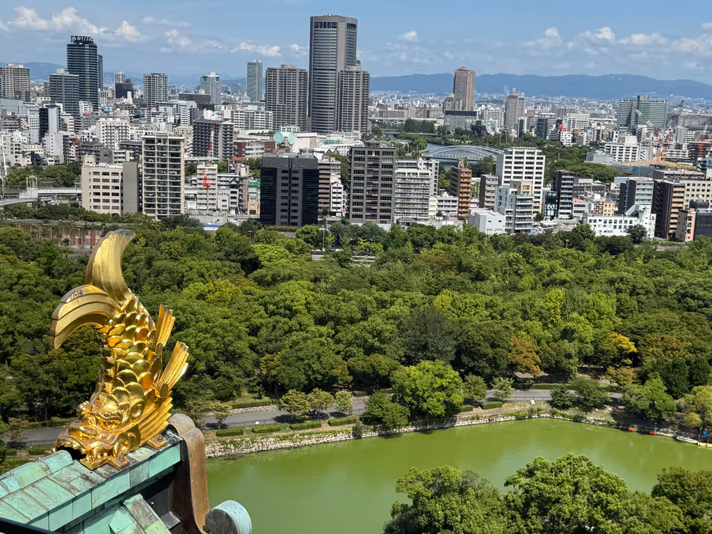 Osaka Private Tour - From the top of the Castle