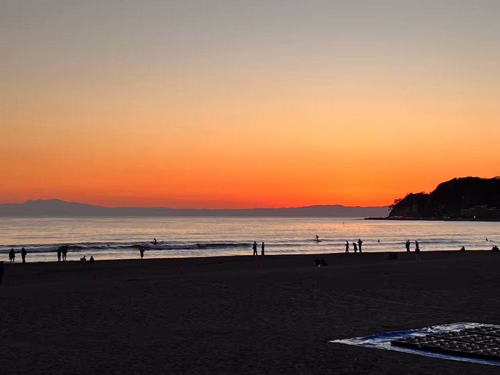 Kamakura Private Tour - Sunset at Yuigahama Beach