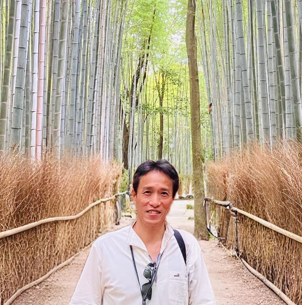 Osaka Private Tour -     Me in the Arashiyama Bamboo Grove