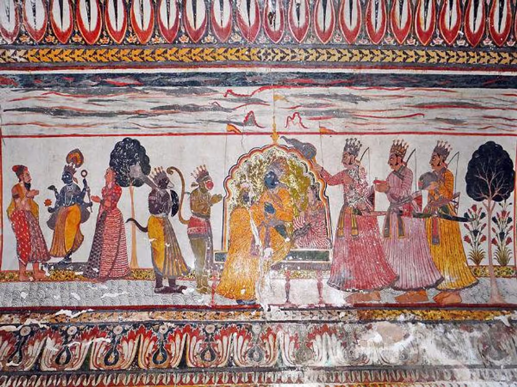 Madhya Pradesh Private Tour - wall Painting 