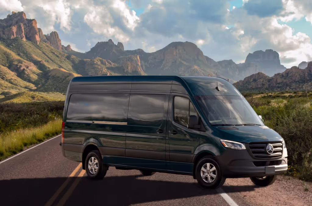 Las Vegas Private Tour - 2025 Mercedes Sprinter at the canyon