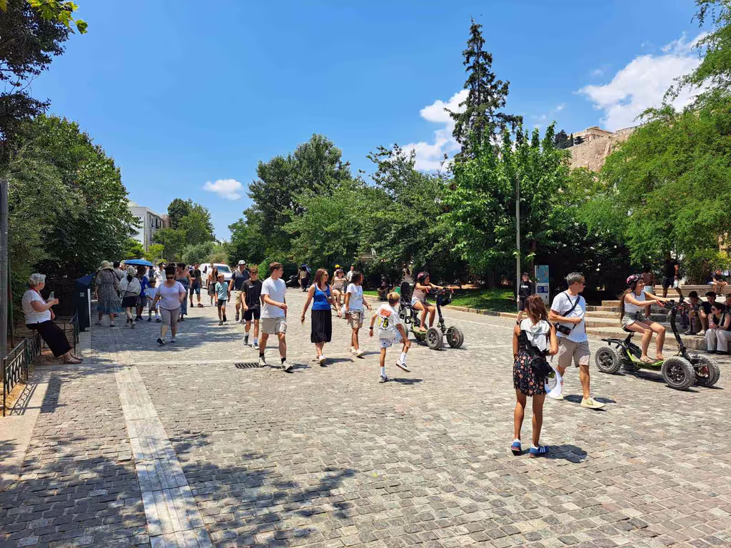 Attiki Private Tour - Main street Dionysiou Aeropoagitou, leading to all archaeological sites