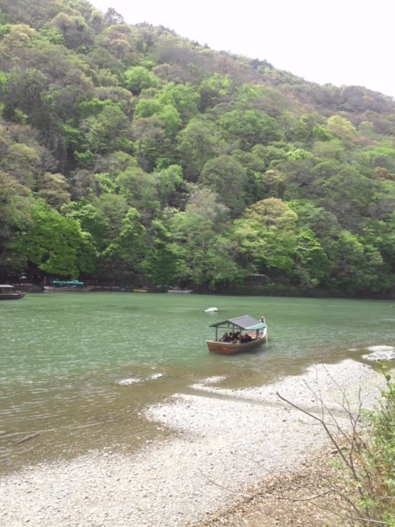 Kyoto Private Tour - Boat on the river, Arashiyama, Kyoto