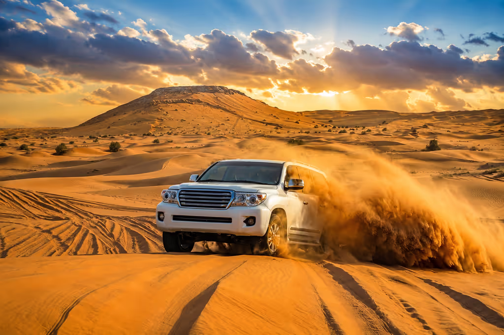 Doha Private Tour - Experience thrilling dune bashing in a 4x4 during a private Doha desert safari.