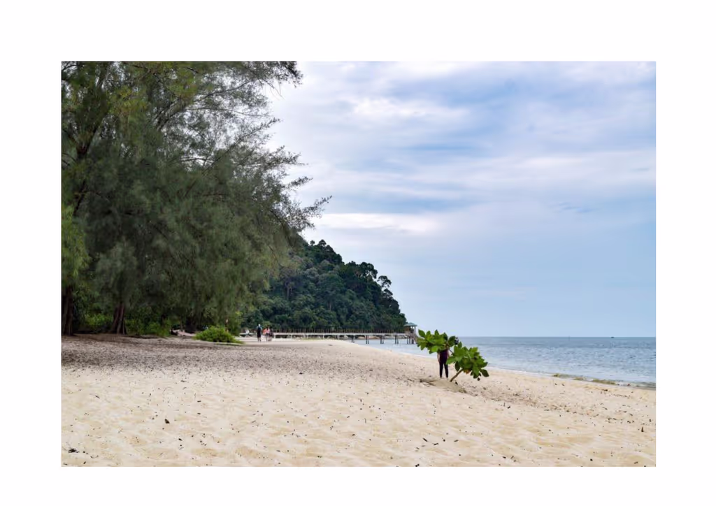 Penang Private Tour - Uncrowded beach-Off the beaten path. 