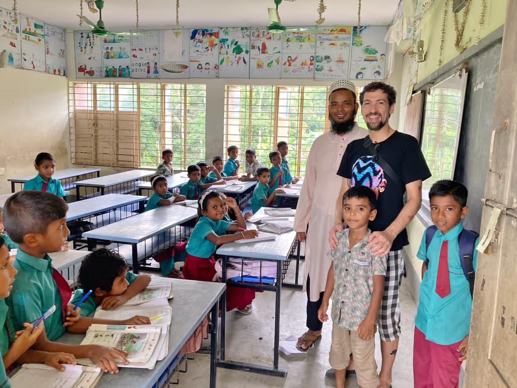 Dhaka Private Tour - A Local School in Rural Area