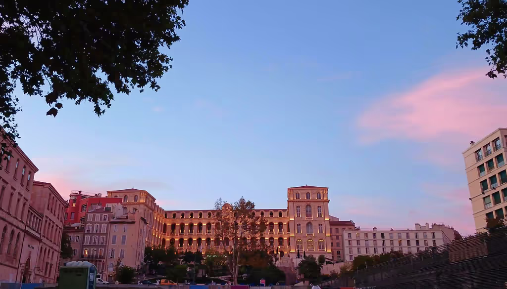 Marseille Private Tour -  The imposing Hotel Intercontinental overlooking the Vieux Port, this five star hotel sits on top of some of the oldest archeological sites in the center of town which were uncovered during its 2010-13 renovation.