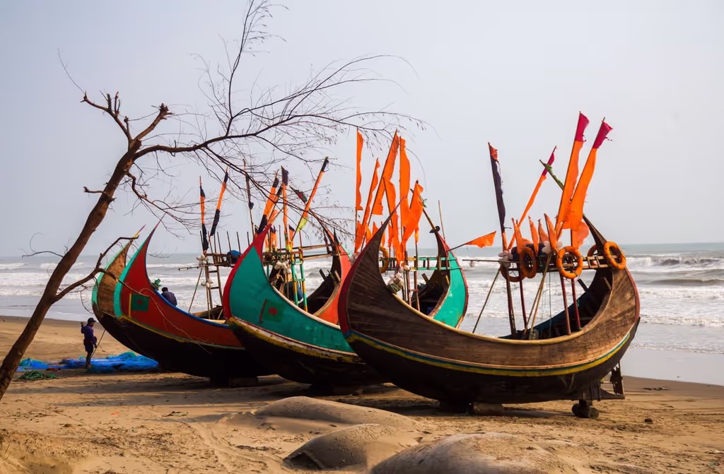 Dhaka Private Tour - Traditional Fishing Boat in Bay of Bengal
