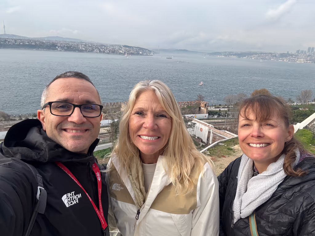 Istanbul Private Tour - With my guests overlooking the Bosphorus