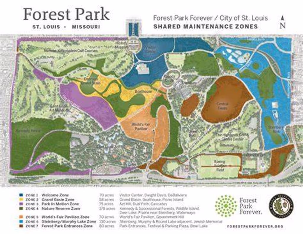 Missouri Private Tour - Forest Park Map