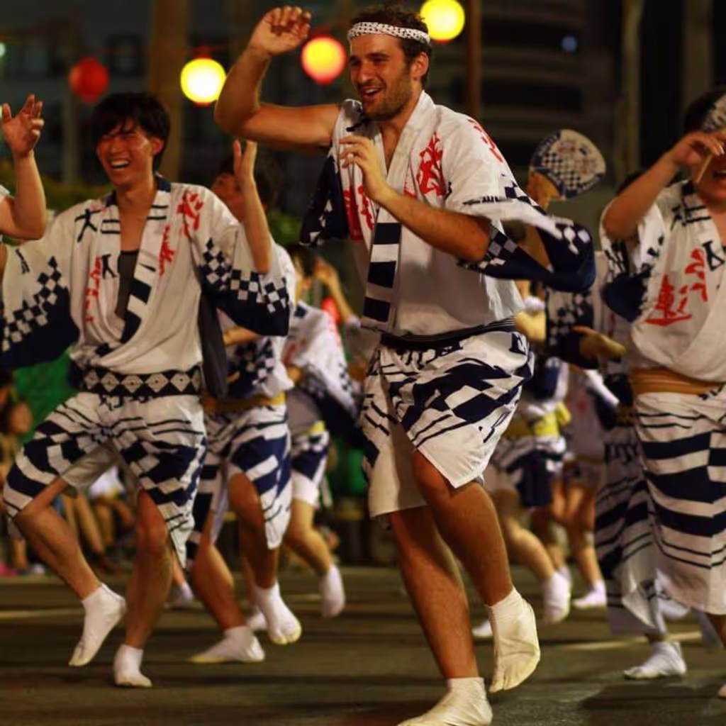 Kyoto Private Tour - Dancing at Awa Odori festival in Tokushima