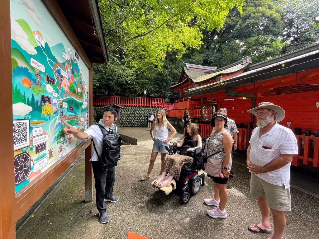 Hyogo Private Tour - VIP escort for a wheelchair family