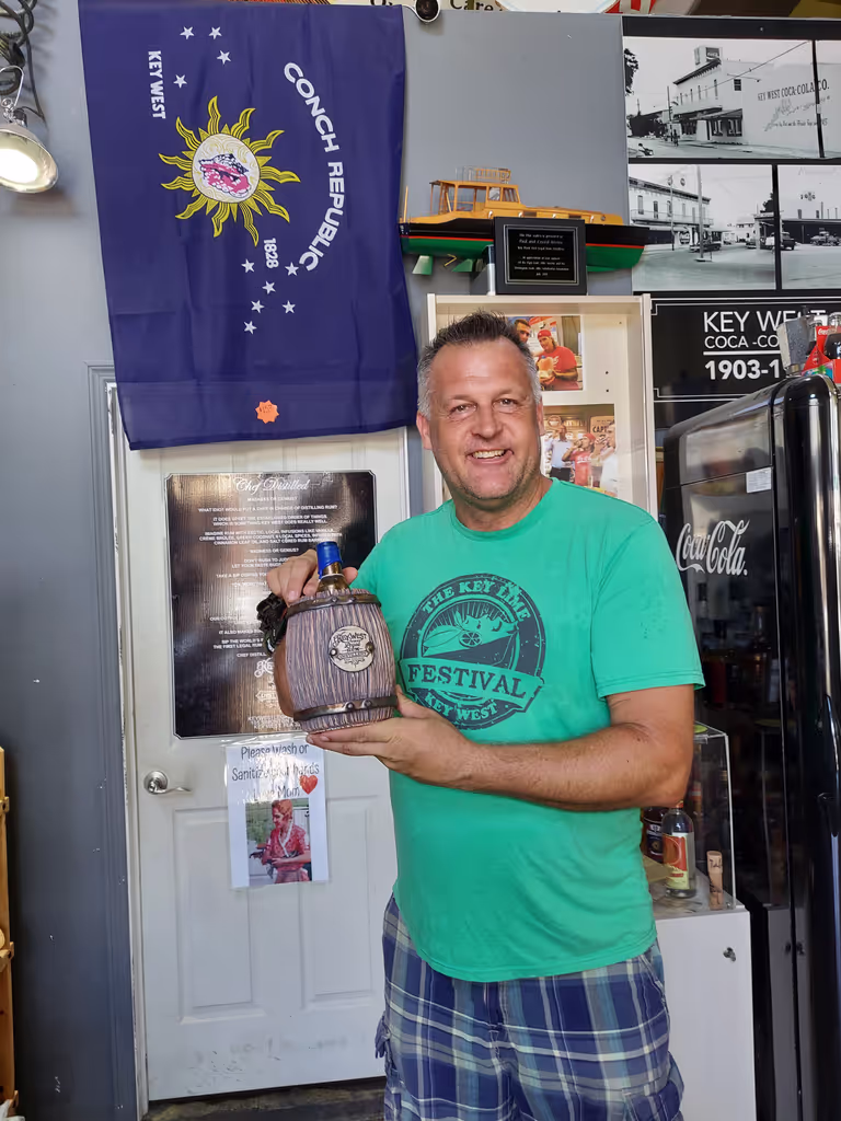 Florida Private Tour - Whiskey Rick at a Rum distillery...
