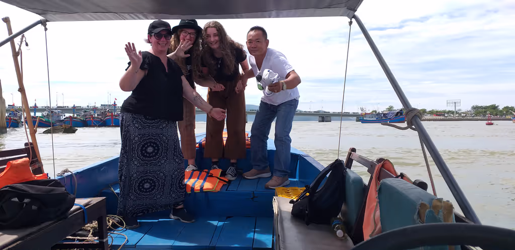 Nha Trang Private Tour - Boat on Cai river