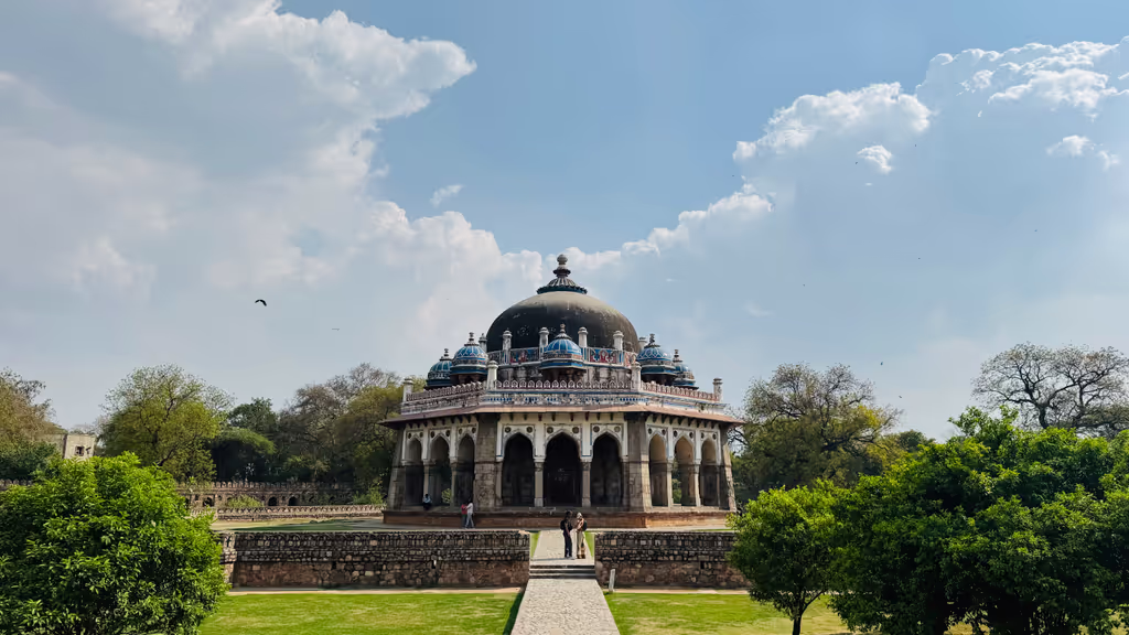 Delhi Private Tour - Isa Khan Ka Maqbara — a gem of Mughal architecture that quietly tells tales of a nobleman’s legacy.