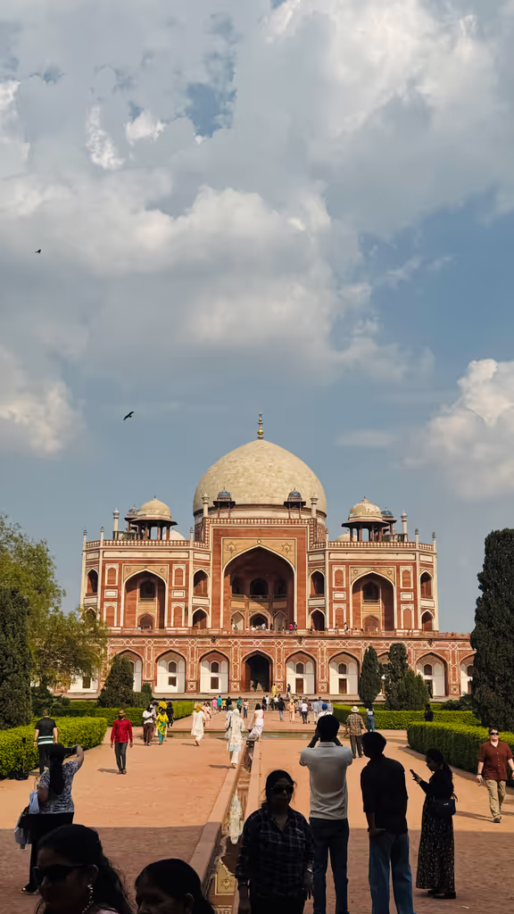 Delhi Private Tour - Humayun Tomb — where red sandstone meets the sky and silence speaks history.