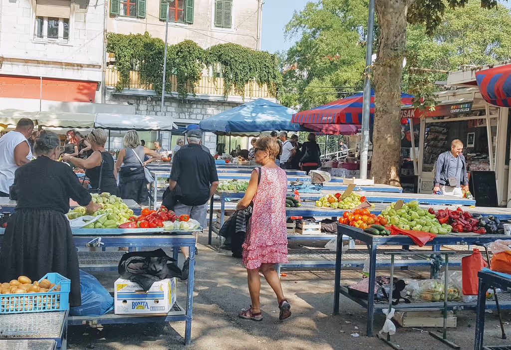 Split Private Tour - Outdoor market