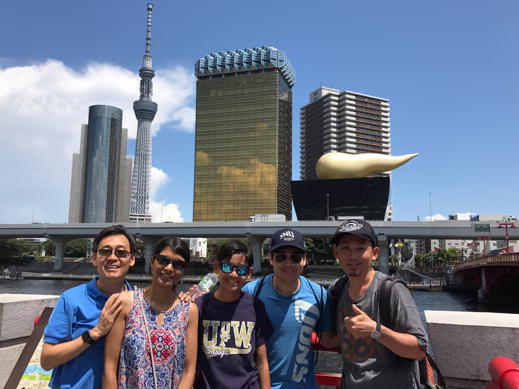 Saitama Private Tour - the Sumida River in Asakusa 