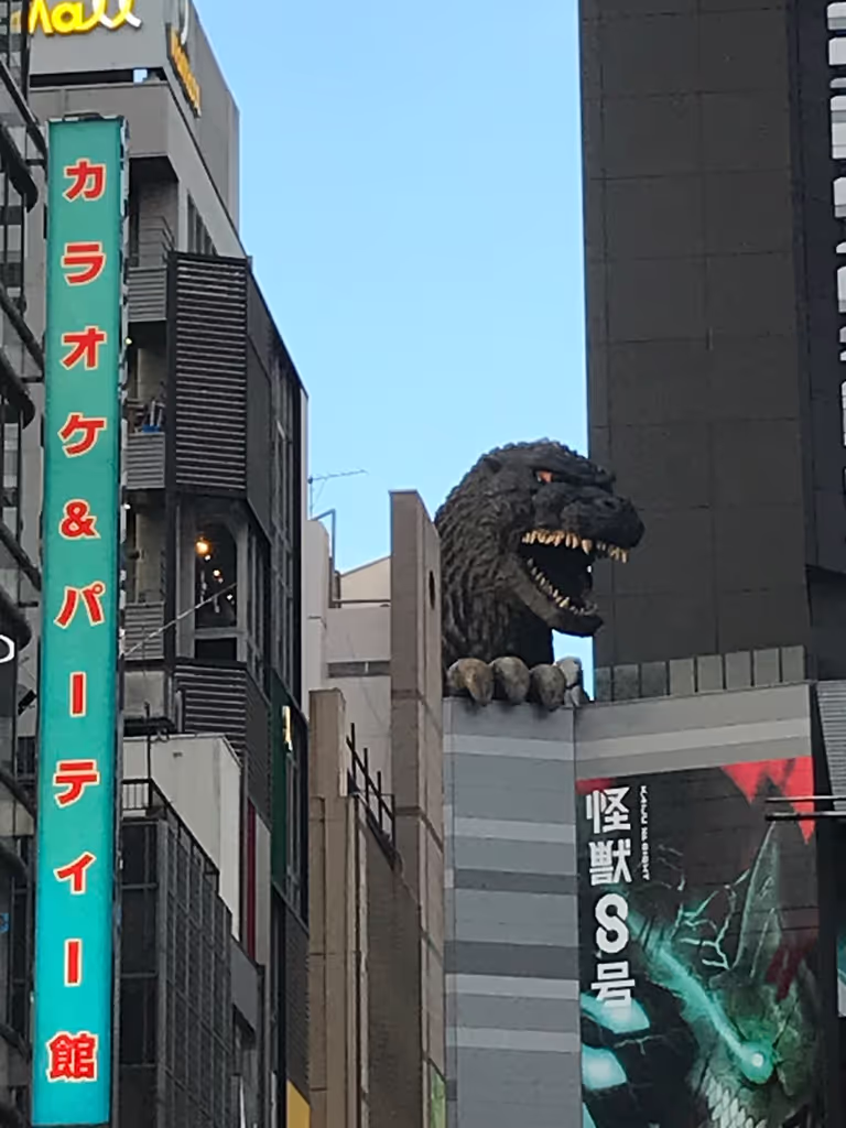 Saitama Private Tour - Let's meet Godzilla in Shinjuku, Tokyo