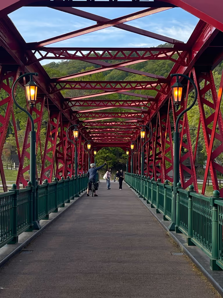 Sapporo Private Tour - Yamasen Bridge (Historical Bridge)