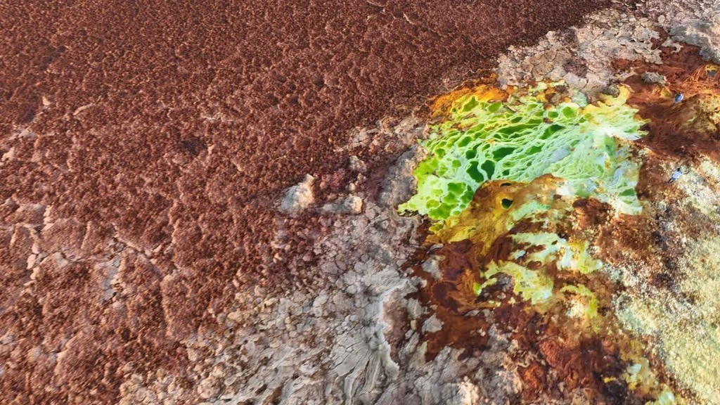 Addis Ababa Private Tour - Colorful Sulphur salt in Dalol Afar.