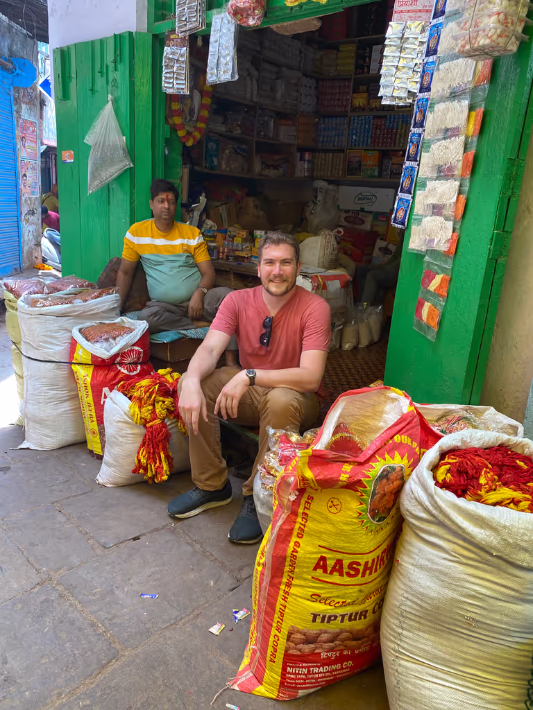 Varanasi Private Tour - Walking through the local bazaar 