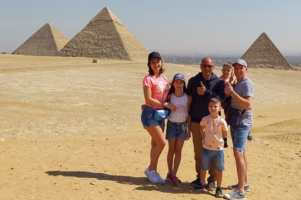 Cairo Private Tour - Three Giza Pyramids Panorama