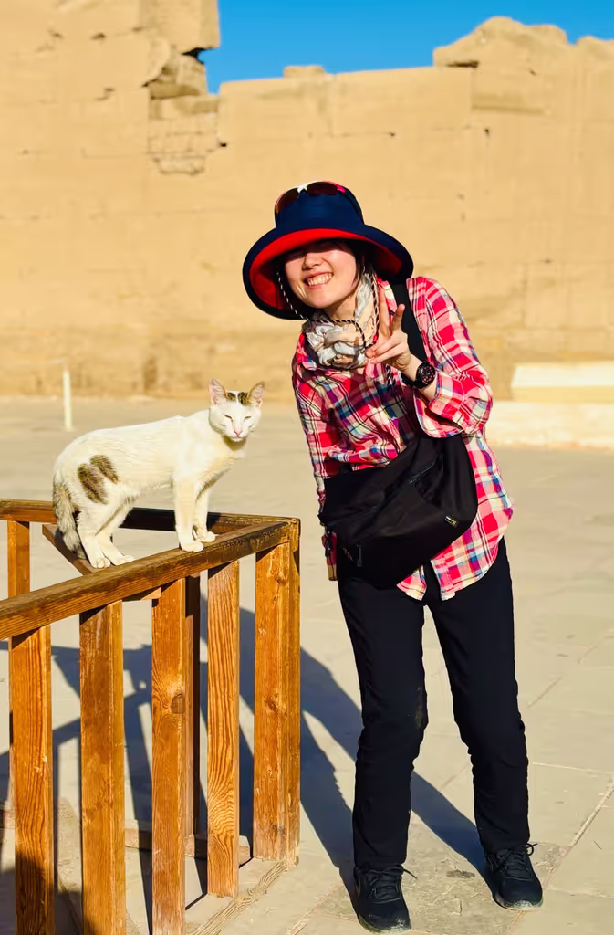 Luxor Private Tour - Cat in Karnak 