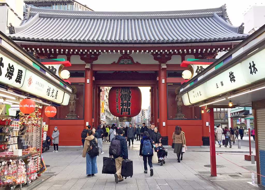 Yokohama Private Tour - many tourist view points in Tokyo, Asakusa