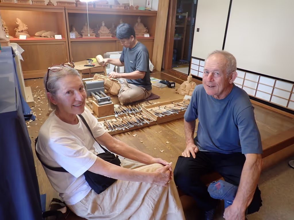 Toyama Private Tour - Wood Carving in Inami, Nanto city