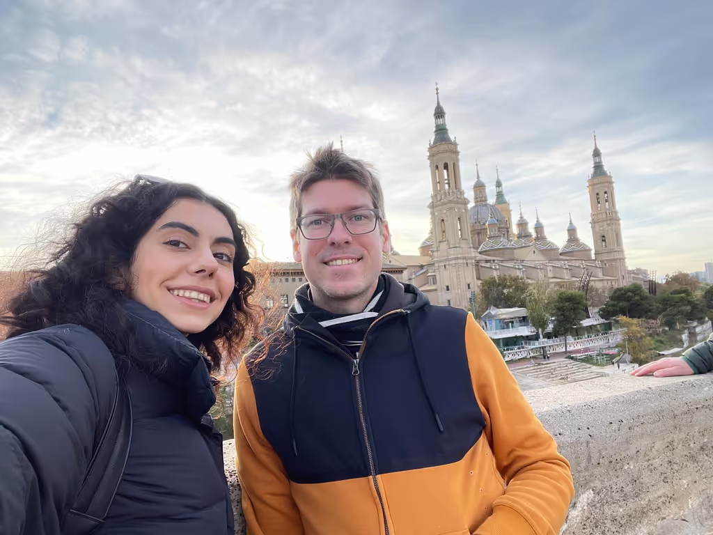 Madrid Private Tour - Zaragoza cathedral and walk around the city with Arnaud, guest from Belgium!