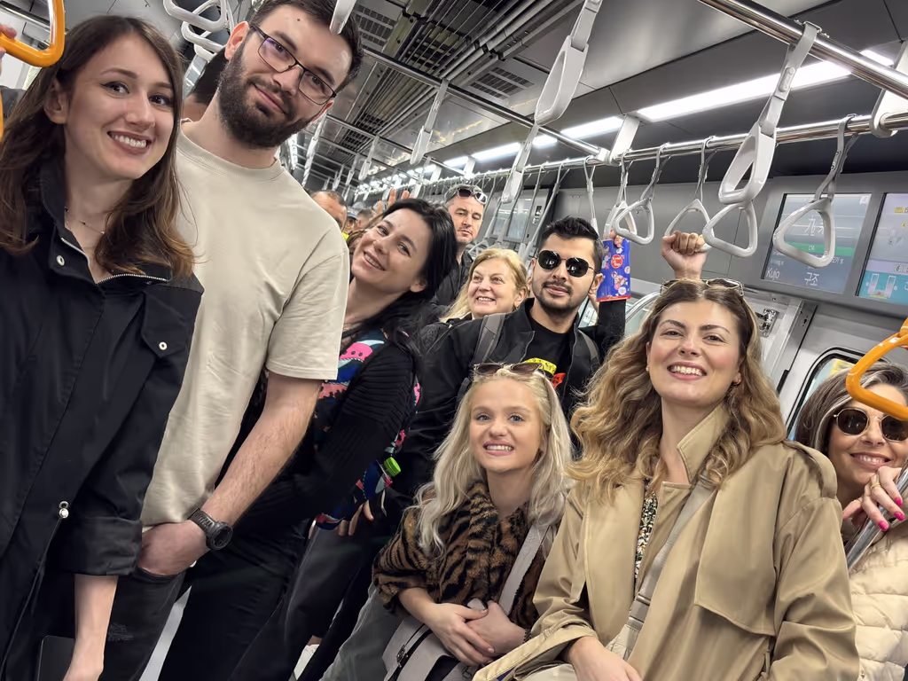 Nara Private Tour - Go go guests on the train bound for Kyoto