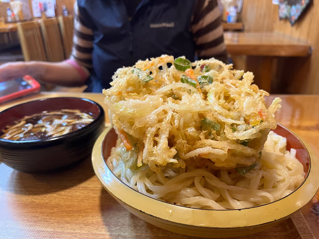 Saitama Private Tour - Udon with tempra
