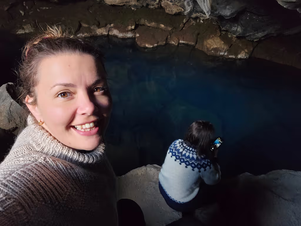 Reykjavik Private Tour - An underground hot spring. Too hot to swim these days!