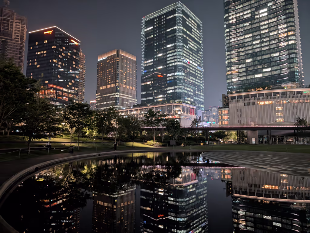 Osaka Private Tour - The night view at this new spot is amazing!