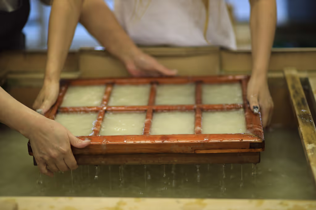 Kochi Private Tour - N-Washi Papermaking Experience