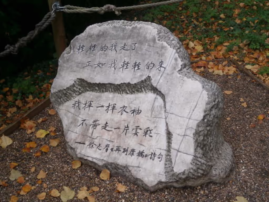 Cambridge Private Tour - Xu Zhi Mu - stone