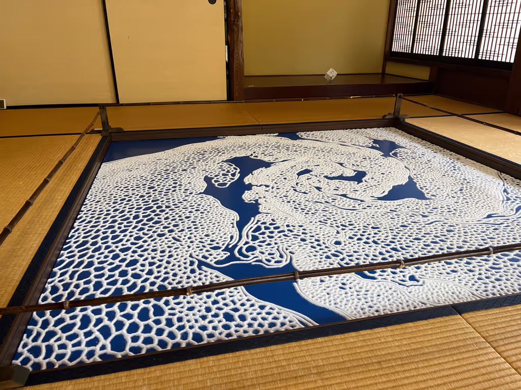 Kagawa Private Tour - An artwork created using salt