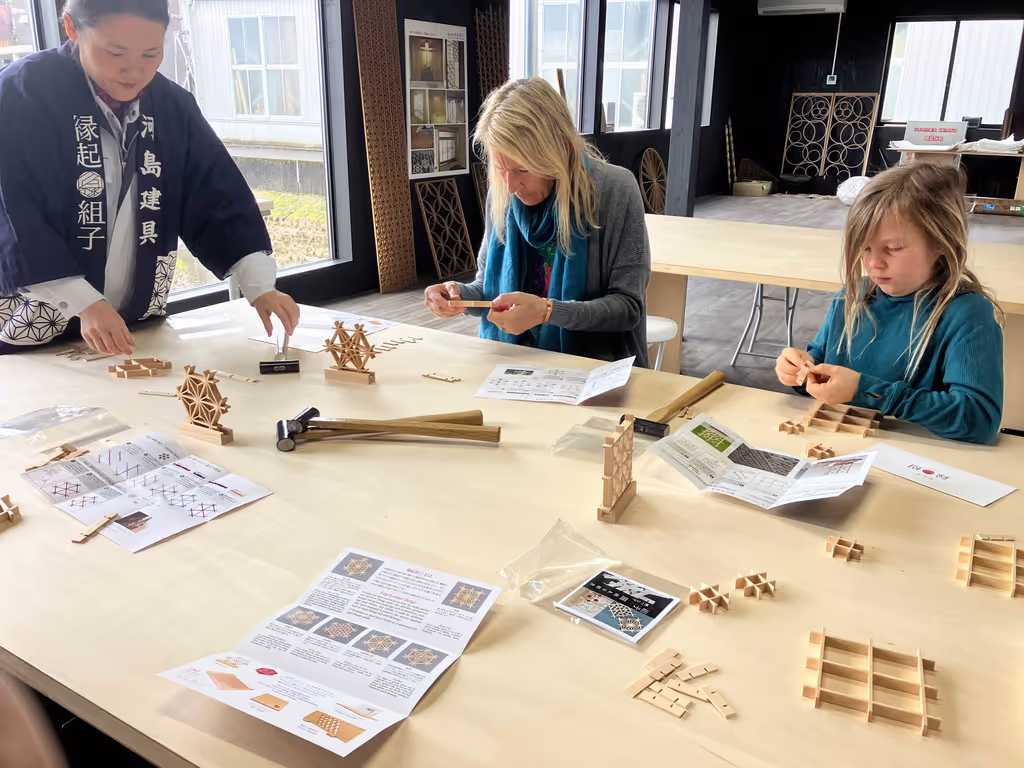 Toyama Private Tour - Inami Kumiko (Woodcraft) Experience