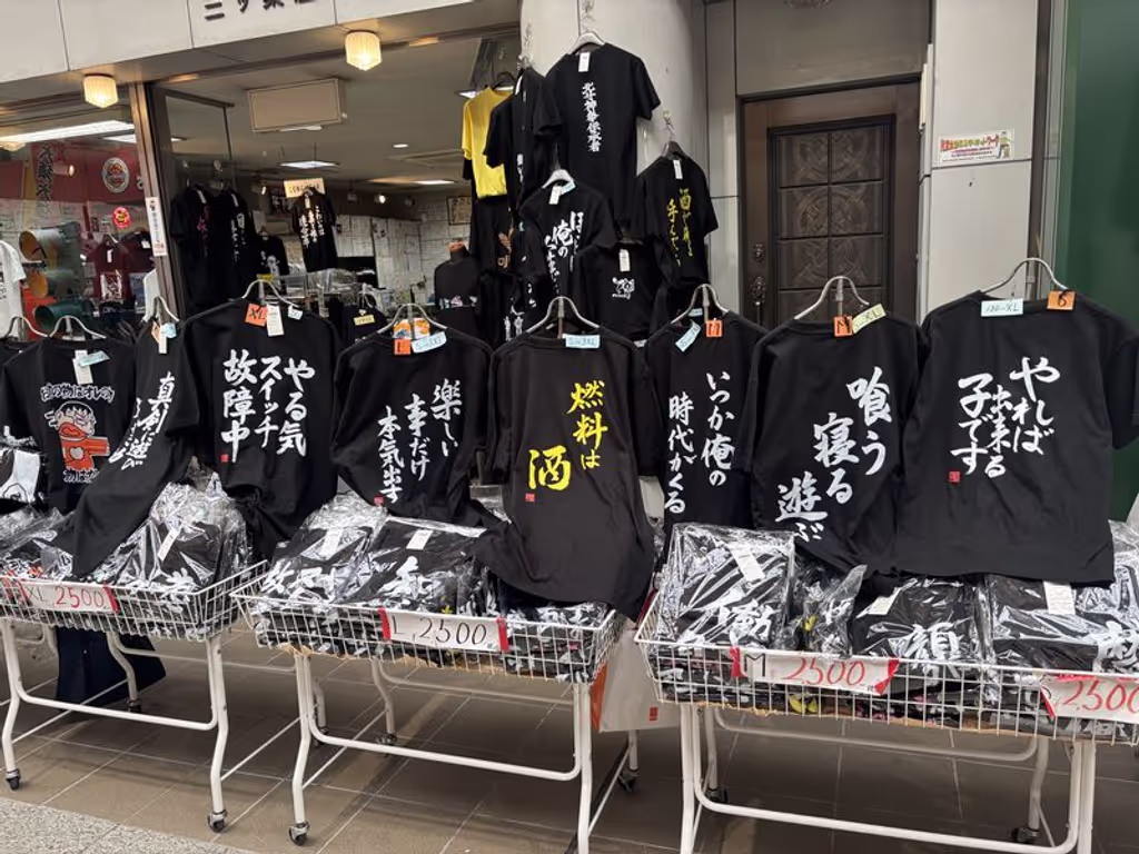 Aichi Private Tour - You can wear any favorite Kanji messages in Osu (Aichi)