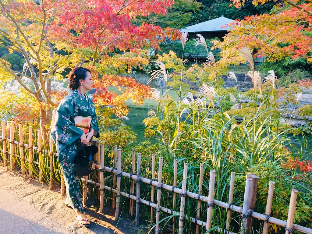 Kanagawa Private Tour - Der Enkaku-ji-Tempel im Herbst (Kamakura)