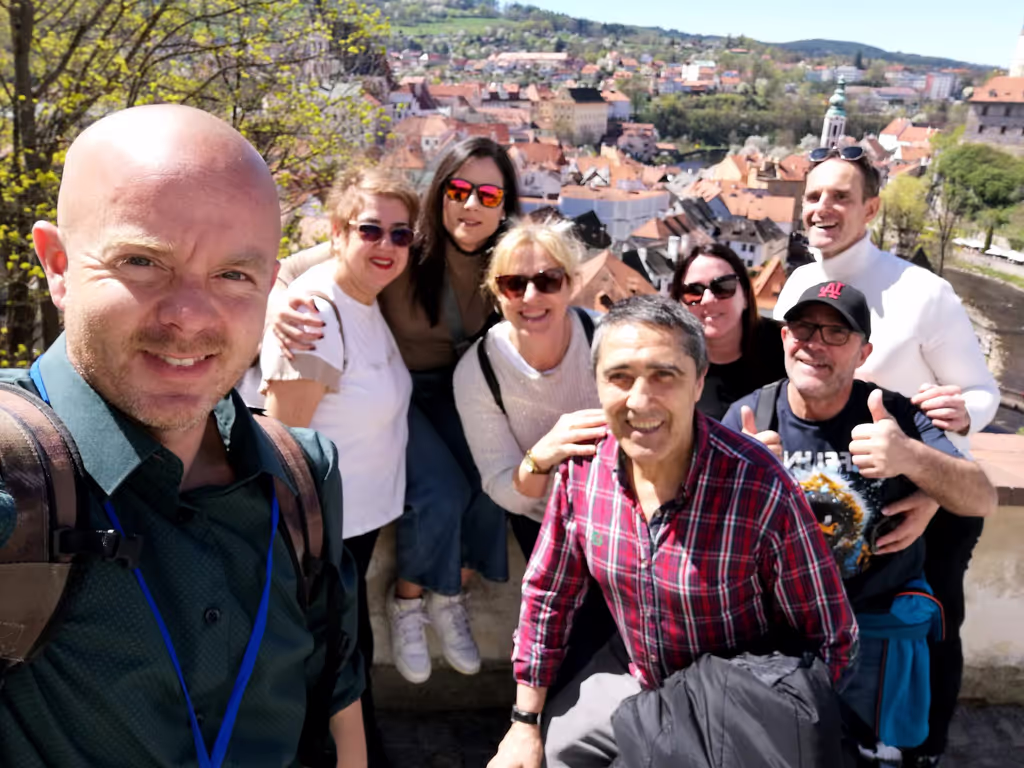 Stredocesky Kraj Private Tour - una de las vistas desde castillo