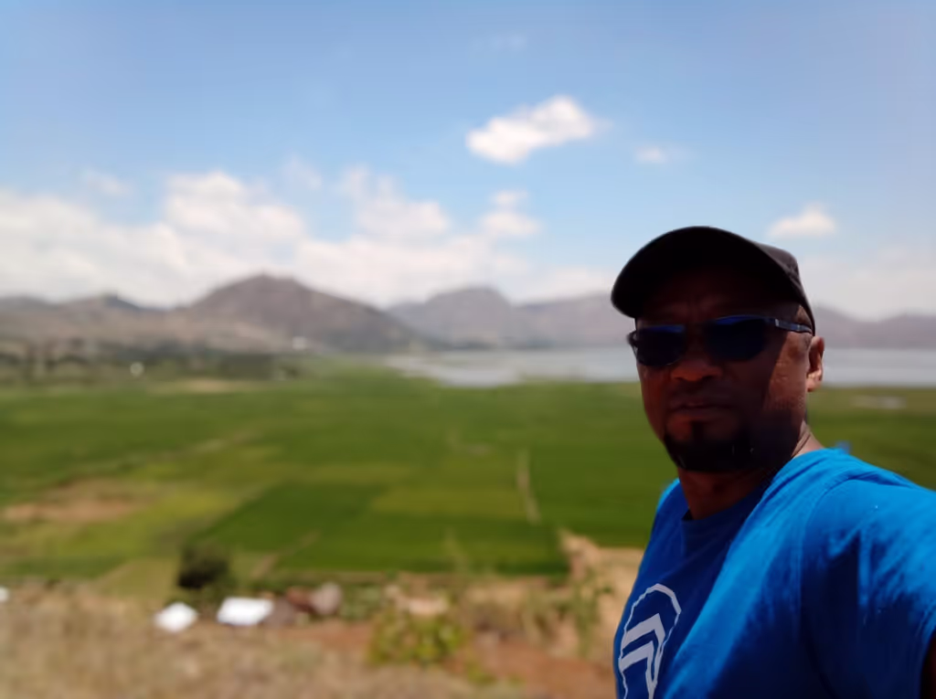 Antananarivo Private Tour - Huge rice field down to the mountain